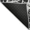 Addison Rugs Chantille ACN501 Black 2'3" x 7'6" Indoor Outdoor, Hallway Runner Rug,Easy Clean, Washable, Kitchen, Area Carpet for Bathroom, Entry, Laundry and Bedroom view 4