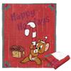 Northwest Tom & Jerry Silk Touch Throw Blanket, 50" x 60", Happy Holidays view 1