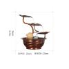 Tabletop Fountain Pure Copper Small Tabletop Water Fountain - Indoor Desktop Waterfall Fountain Living Room Feng Shui Wheel Lucky Chinese Home Furnishings Desktop Fountains view 2