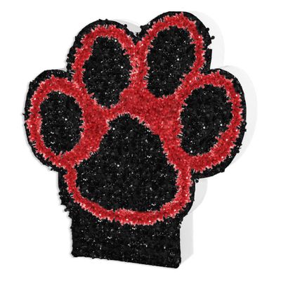 Anderson's Black and Red Spirit Paw Parade Float Decoration Kit, School Mascot, Homecoming, Sports, High School, College