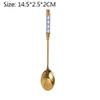 China Soup Spoons Handled Coffee Spoon Ice Cream Stirring Spoon Dessert Spoon Tea Spoon For Picnic Kitchen Accessories Versatile spoon (Size : 6) view 2