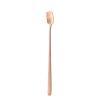 China Soup Spoons Coffee Spoon 304 Stainless Steel Long Handle Stirring Spoon Spoon Seasoning Creative Ice Spoon Dessert Honey Spoon Versatile spoon (Color : Rose gold, Size : 1 PC) view 1