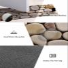 Brown Beige Diatomite Bath Mat for Bathroom, Super Absorbent Floor Mat Washable Quick Drying Diatomaceous Mat for Bathroom Shower Sink Floor Runner Rugs 24x36 Nature Stone Abstract Art Aesthetics view 2