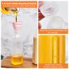 Akamino 16 Oz Condiment Squeeze Bottles, 5 Pack Plastic Squeeze Squirt Bottle with Flip Top Cap, Multipurpose Squirt Bottles for Oil,Hot Sauce,Ketchup,BBQ(2 Silicone Funnel,5 Chalk Labels And 1 Pen) view 4