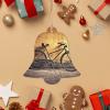 1 Wooden Christmas Ornaments Old Bicycle Christmas Tree Ornament Xmas Wooden Ornaments for Holiday Christmas Hanging Decorations for Party view 1