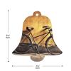 1 Wooden Christmas Ornaments Old Bicycle Christmas Tree Ornament Xmas Wooden Ornaments for Holiday Christmas Hanging Decorations for Party view 3