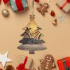 1 Wooden Christmas Ornaments Old Bicycle Christmas Tree Ornament Xmas Wooden Ornaments for Holiday Christmas Hanging Decorations for Party view 1
