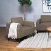 Coaster Home Furnishings - Rilynn - Upholstered Accent Chair with Track Arms, Reversible Back Cushion and Pocket Coil Seat - Living Room - Brown - 509523 view 2