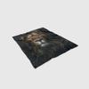 ARTXZDZ Lion Throw Blanket | Animal Fleece Blanket | Comfort Soft Warm Cover Blanket | Black Throw Blanket for Sofa Bed | 50 x 60 inches view 4