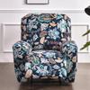 Recliner Chair Cover Printed Sofa Cover 4-Pieces Stretch Recliner Chair Slipcovers Lazy Boy Chair Covers with Side Pocket Non Slip Reclining Slipcovers Furniture Protector for Living Room (Colour 42) view 2