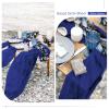 10 Pack Royal Blue Cheesecloth Table Runner Gauze Table Runner 10FT Long Semi-Sheer Table Runner Boho or Rustic Wedding Table Decor for Wedding Decor Arch Draping Bridal Shower Holiday Party view 4