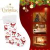 Caikeny Cute Santa Claus Christmas Stockings Snowflake Christmas Presonalized Large Stocking Sock Set of 1 Xmas Party Winter Decor Candy Bag Family Holiday Gift 18 in view 4