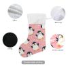 Caikeny Cute Penguins Christmas Stockings Kawaii Christmas Presonalized Large Stocking Sock Set of 1 Xmas Party Winter Decor Candy Bag Family Holiday Gift 18 in view 3