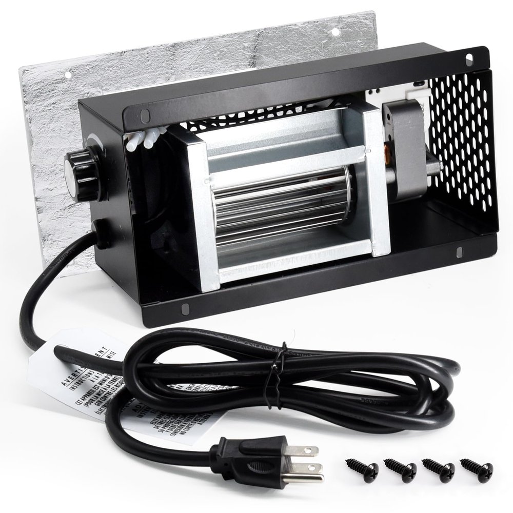 Criditpid PBAR-2427 Fireplace Blower Fan Kit for Pleasant Hearth Vent Free Stove or Wood Burning Stoves, Blower for GHP Group Pleasant Hearth VFS2-PH30DT, VFS2-PH20DT, VFS-PH20DT, VFS-PH30DT Fireplace