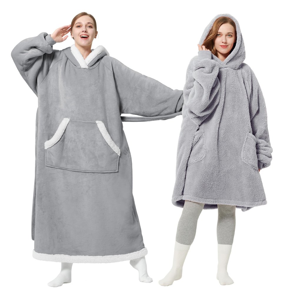 Bedsure Wearable Blanket Hoodie Women Bundle Wearable Blanket Hoodie for Teens