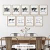 SIGNWIN Poster Set Pablo Picasso Geometric Bull Drawings Nature Animals Illustrations for Living Room, Bedroom, Office - 8"x10"x 9 view 3