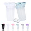 GAISHION Shaker Bottle Protein Shakes Cup and 10-Ounce/300ML Shaker-Bottle with Whisk Balls, Protein Shakers Bottles Set, Non-BPA plastic (White+Blue(2PCS)) view 1