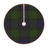 DKJlitter Christmas Tree Skirt, Bonner Clan Tartan Xmas Tree Skirts Mat Farmhouse Rustic Xmas Holiday Indoor Party Outdoor Decoration 36 inches view 2