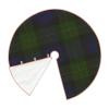 DKJlitter Christmas Tree Skirt, Bonner Clan Tartan Xmas Tree Skirts Mat Farmhouse Rustic Xmas Holiday Indoor Party Outdoor Decoration 36 inches view 4