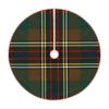 DKJlitter Christmas Tree Skirt, Brown and Green Plaid Murphy Tartan Xmas Tree Skirts Mat Farmhouse Rustic Xmas Holiday Indoor Party Outdoor Decoration 36 inches view 2