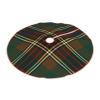 DKJlitter Christmas Tree Skirt, Brown and Green Plaid Murphy Tartan Xmas Tree Skirts Mat Farmhouse Rustic Xmas Holiday Indoor Party Outdoor Decoration 36 inches view 3
