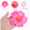 VOSAREA 10pcs Artificial Hawaiian Hibiscus Flowers for Vibrant Faux Tropical Blossoms for Home Garden and DIY Crafts Photography Prop and Option view 3
