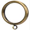 Curtain Ring Metal 28-Pcs 2.0 Inch Inner Diameter with Eyelets Fit Up to 1.7 Inch Rod Large Wire Diameter (Antique Brass-28pcs) view 2