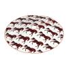 DKJlitter Christmas Tree Skirt, Buffalo Plaid Horse Rustic Country Western Xmas Tree Skirts Mat Farmhouse Rustic Xmas Holiday Indoor Party Outdoor Decoration 30 inches view 3