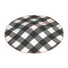 DKJlitter Christmas Tree Skirt, Black Buffalo Plaid Xmas Tree Skirts Mat Farmhouse Rustic Xmas Holiday Indoor Party Outdoor Decoration 30 inches view 3