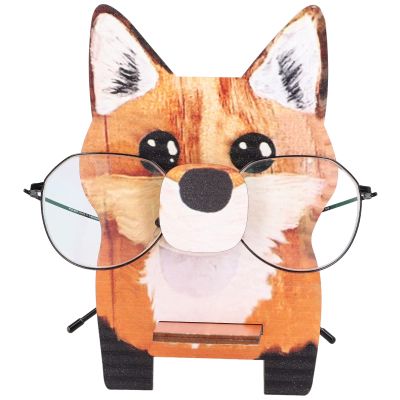 WOOXGEHM Animal Eyeglasses Display Stand, Wooden Animal Glasses Holder, Spectacle Holder Sunglasses Display Rack, Creative Animal Shape Glasses Stand for Home Office Desk Decor Accessories