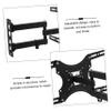 1pc TV Stand Flat Screen tv Holder Wall Mounted Shelf Mount Holder 55 inch Wall Mount Stand Iron (Four Wing Brackets Each 16.5cm) Support Frame to Rotate Television view 2