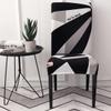 Dining Chair Covers 4 6 Pack Super Fit Stretch Short Dining Room Chair Covers, Washable Spandex Kitchen Parsons Chair Slipcovers Banquet Chair Seat Protector Slipcover (Printed-29, 4) view 2
