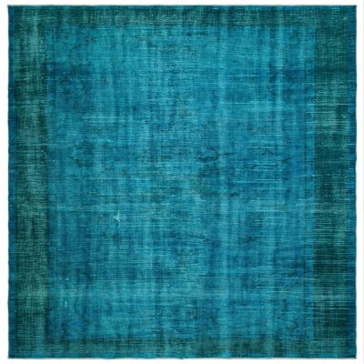 5'3" x 9'8" - 161 x 295 Cm Atina Turquoise Bohemian Wool Cotton Handmade Handknotted Vintage Turkish Area Rug for Living Room Bedroom Nursery Hallway Indoor