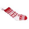 Knitted Christmas Stocking, Large Christmas Stockings Decorations, Hanging Stocking with Candy Bag Lovely Christmas Decorations Hanging Stockings for Fireplace Xmas Tree Holiday Decor(double deer) view 2