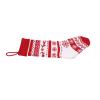 Knitted Christmas Stocking, Large Christmas Stockings Decorations, Hanging Stocking with Candy Bag Lovely Christmas Decorations Hanging Stockings for Fireplace Xmas Tree Holiday Decor(double deer) view 3