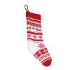 Knitted Christmas Stocking, Large Christmas Stockings Decorations, Hanging Stocking with Candy Bag Lovely Christmas Decorations Hanging Stockings for Fireplace Xmas Tree Holiday Decor(double deer) view 4