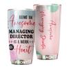 Awesome Managing Director Tumbler Stainless Steel 20oz, Funny Managing Director Gifts Bulk For Birthday Christmas, Managing Director Gifts For Men Women Office Coworker Driking Coffee Cup Humor view 1
