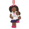 3D Toddler Ornaments for Christmas Tree 2025 - Ornament for Kids Cozy Pajama Ornament for Girl Personalized Christmas Ornaments for Kids Gifts for Girls African AmericanToddler Girl Decorations view 1