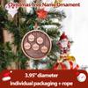 Personalized 2025 Christmas Ornaments, Customize 1-10 Names Christmas tree decoration Laser Engraved Names, Comes with a rope (1 Name, Round no decoration) view 2