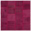 5'4" x 7'7" - 162 x 231 Cm Teselya Pink Patchwork Bohemian Wool Cotton Handmade Handknotted Vintage Turkish Area Rug for Living Room Bedroom Nursery Hallway Indoor view 1