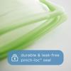 Stasher Premium Silicone Reusable Food Storage Bags, 2-Pack, Clear, Multi-Use Food Storage Bags, Lunch Bag, Travel Containers, BPA Free, Leak-free, Dishwasher-Safe, Eco-friendly view 4