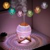 PRFECT Mini Colorful Night Light Crystal Ball Humidifier,2-in-1 Volume Silent Humidifier,Silent Humidification 2 Spray Modes,for Bedroom, Nursery, Office view 1