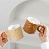 400ml/13.5oz Embossed Bear Ceramic Mug with Microwave Oven for Lovers, Cute Home Office Milk Coffee Cup for office home-Set of four view 3