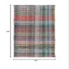 3'5" x 6'1" - 103 x 186 Cm Girit Brown Striped Bohemian Wool Cotton Handmade Handknotted Vintage Turkish Area Rug for Living Room Bedroom Nursery Hallway Indoor view 2