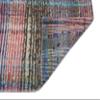 3'5" x 6'1" - 103 x 186 Cm Girit Brown Striped Bohemian Wool Cotton Handmade Handknotted Vintage Turkish Area Rug for Living Room Bedroom Nursery Hallway Indoor view 3