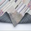 6'8" x 9'10" - 202 x 299 Cm Fourty Patch Grey Patchwork Bohemian Wool Cotton Handmade Handknotted Vintage Turkish Area Rug for Living Room Bedroom Nursery Hallway Indoor view 3