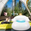 HOMSFOU Inflatable Chair for Camping Travel Lightweight Sofa Comfortable Seating Easy to Inflate Portable Design for Use view 2
