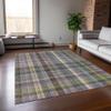 Addison Rugs Chantille ACN534 Gray 3' x 5 Indoor Outdoor Area Rug, Stain Resistant, Machine Washable, Non Shedding, Bedroom, Living Room, Dining Room, Kitchen Rug view 2