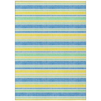 Addison Rugs Chantille ACN531 Gold 9' x 12 Indoor Outdoor Area Rug, Stain Resistant, Machine Washable, Non Shedding, Bedroom, Living Room, Dining Room, Kitchen Rug