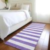 Addison Rugs Chantille ACN528 Purple 2'3" x 7'6" Indoor Outdoor Hallway Runner Rug, Stain Resistant Washable Kitchen Area Carpet for Bathroom, Laundry and Bedroom view 2